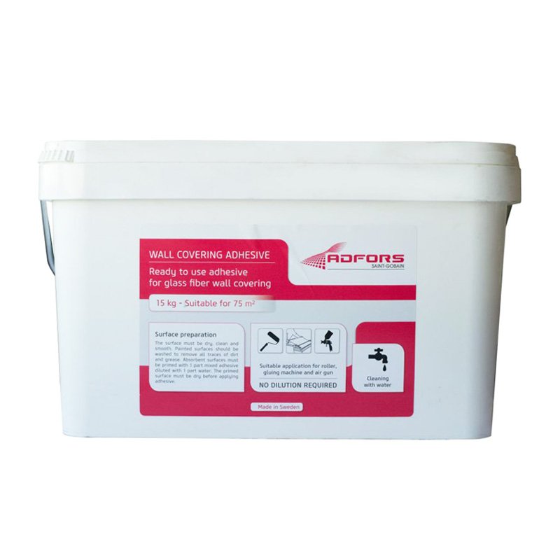 ECOFIX Лепило за стъклофибърни тапети, кофа 15кг (60-70кв)