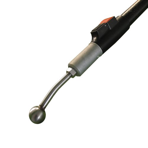 Wall-top Extendable fiberglass handle with steel ball