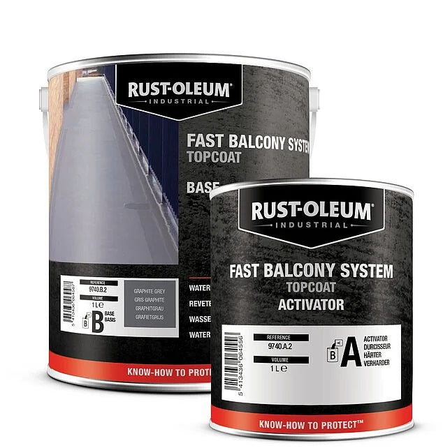 RUST OLEUM Бърза система за защита на балкон/Горно покритие