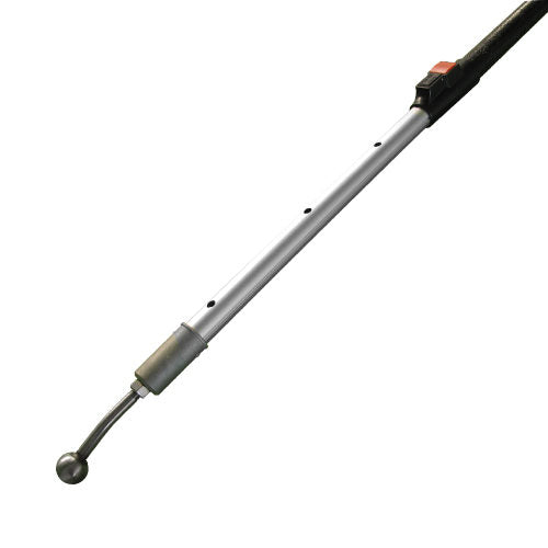 Wall-top Extendable fiberglass handle with steel ball
