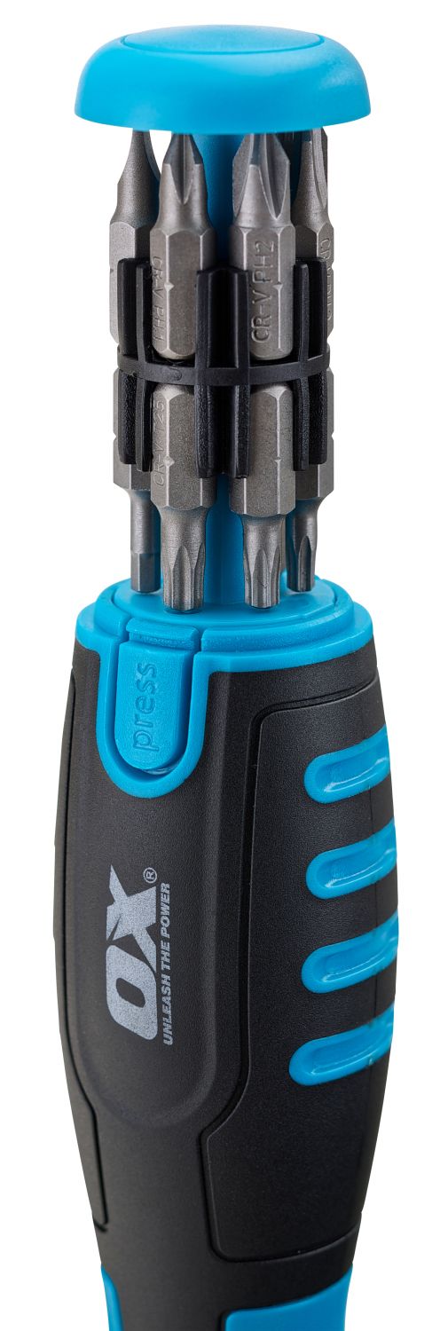 OX Pro Multibit Ratchet Screwdriver
