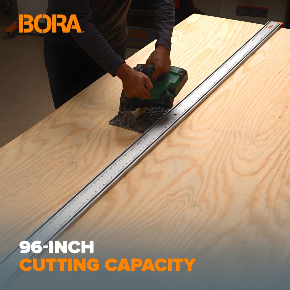 BORA NGX 96-inch Quick Connect Clamp Edge Guide