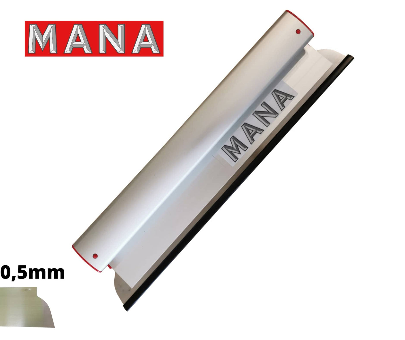 MANA PRO Нож за шпакловане, алуминиев профил 100см/ 0,5mm