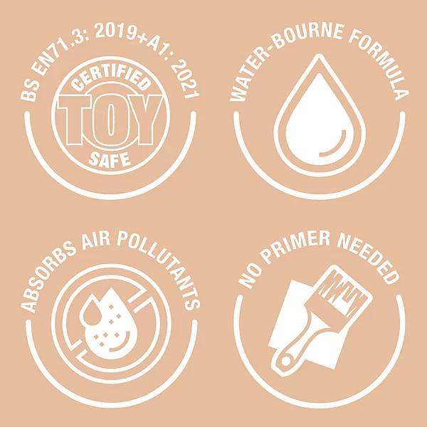 Rust Oleum Little Stars Боя за пречистване на въздуха за стена/Bed of Roses 2,5L