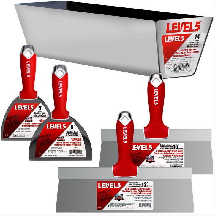 LEVEL 5 Комплект за шпакловане - Цена: 244.00лв.