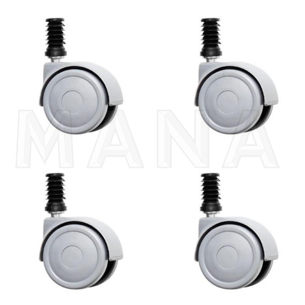 MANA BUCKET 26 LT WITH 4 WHEELS + ROLLER 42CM