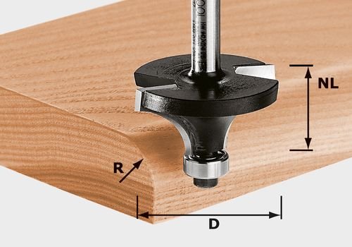 Festool Заоблящ фрезер HW S8 D22,7/R5 KL