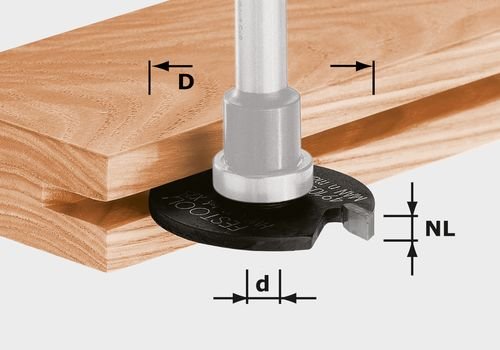 Festool Фрезер шайба-нут HW D40x3,5