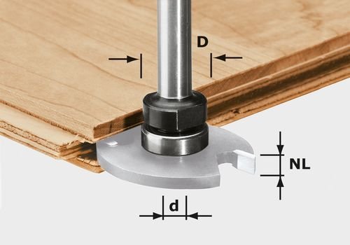 Festool Фрезов шпиндел S8 1,5-5 KL16