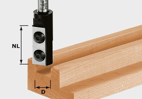 Festool Фрезер за нут с обръщаеми пластини HW D16/30 S8