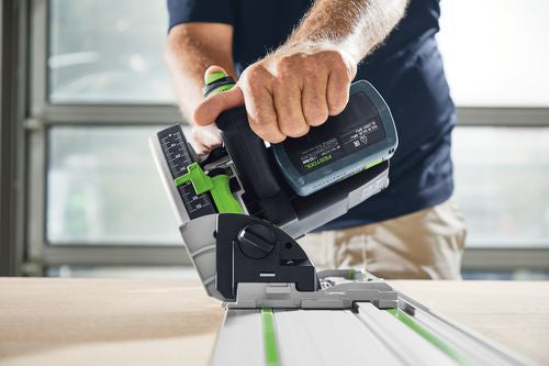 Festool Акумулаторен потъващ циркулярен трион TSC 55 KEB-Basic