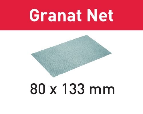 Festool Шкурка на мрежа STF 80x133 P120 GR NET/50 броя Granat Net