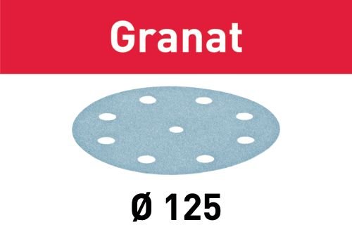 Festool Шкурка STF D125/8 P320 GR/10 Granat