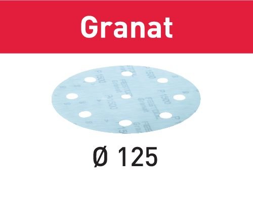 Festool Шкурка STF D125/8 P1500 GR/50 Granat
