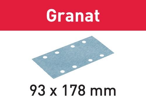 Festool Шкурка на лист STF 93X178 P150 GR/100 Granat