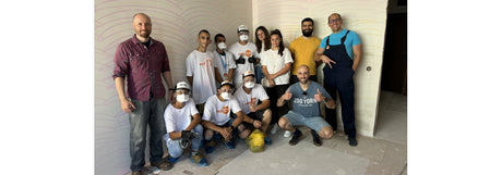 Безплатно обучение по шпакловане на деца в неравностойно положение. Епизод 1