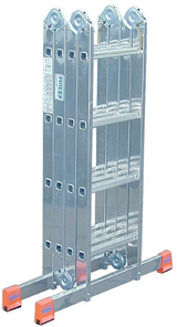 Multipurpose hinged ladder KRAUSE MultiMatic 4x4