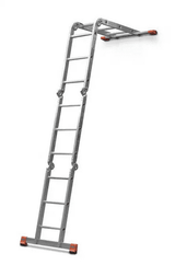 Multipurpose hinged ladder KRAUSE MultiMatic 4x4