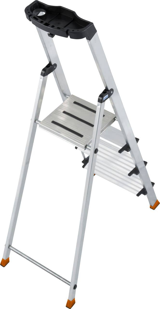 KRAUSE SEPURO Step ladder with deep steps 3+1