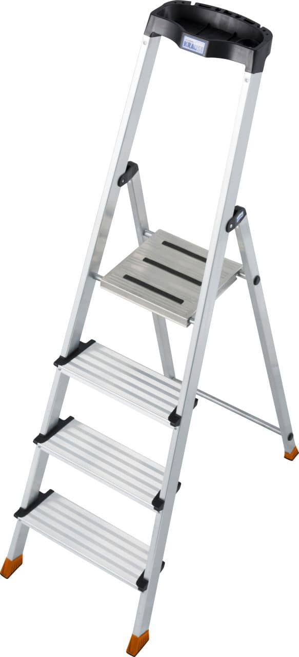 KRAUSE SEPURO Step ladder with deep steps 3+1