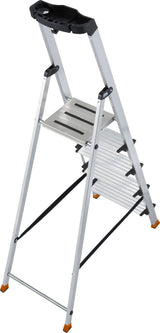 KRAUSE SEPURO Step ladder with deep steps 4+1