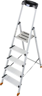 KRAUSE SEPURO Step ladder with deep steps 4+1