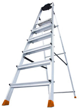 KRAUSE SEPURO Step ladder with deep steps 5+1
