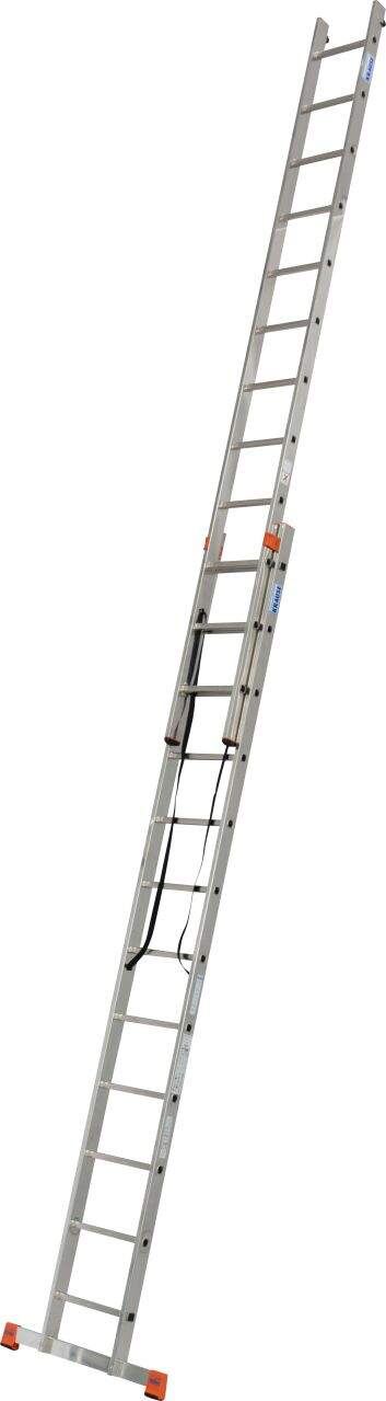 KRAUSE DUBILO two-section aluminium ladder 2x12