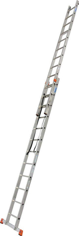 KRAUSE DUBILO two-section aluminium ladder 2x12