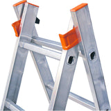 KRAUSE DUBILO two-section aluminium ladder 2x12