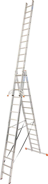 Алуминиевa трираменна стълба KRAUSE Tribilo 3x14