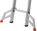 Three-section aluminium multipurpose ladder KRAUSE Tribilo 3x12