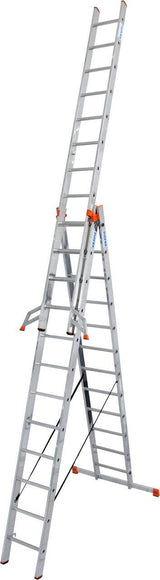 Алуминиевa трираменна стълба KRAUSE Tribilo 3x12