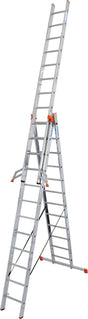 Алуминиевa трираменна стълба KRAUSE Tribilo 3x12