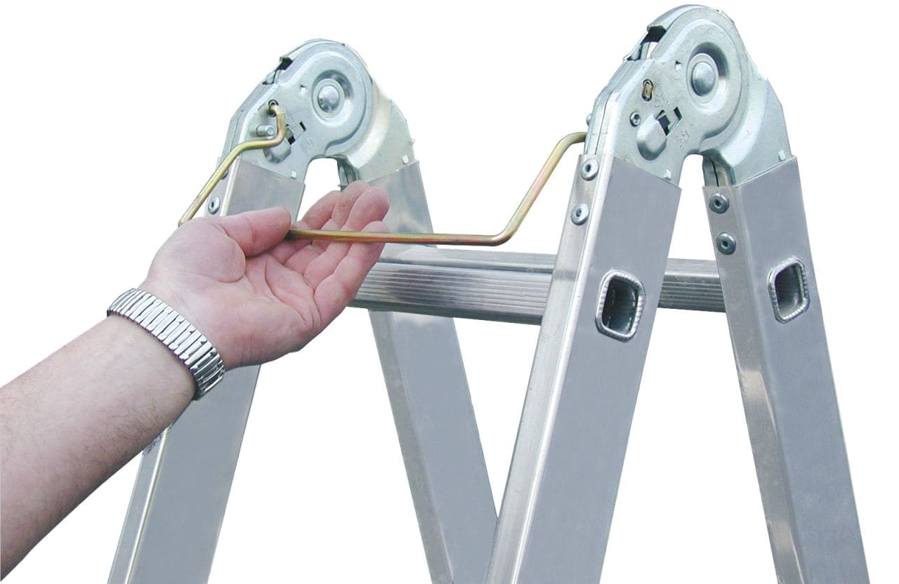 Двойна стълба с панта KRAUSE TriMatic 2x8