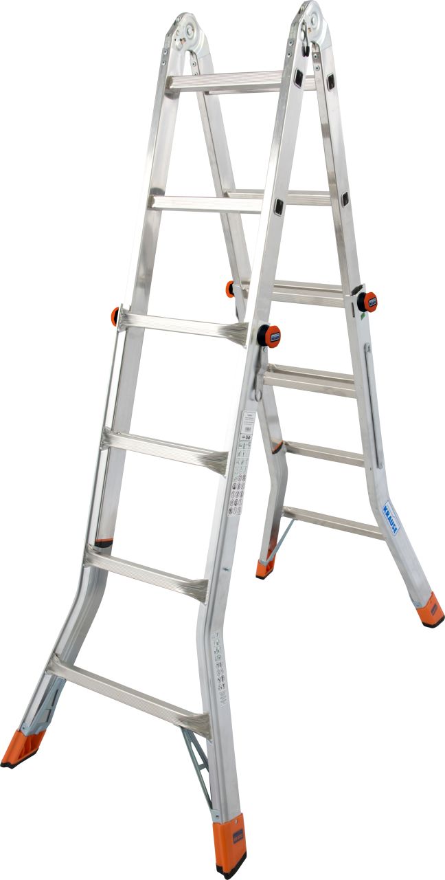 Телескопична стълба KRAUSE TeleMatic 4x4