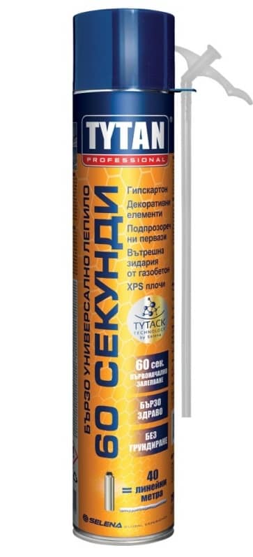 TYTAN 60 секунди Полиуретаново лепило - ръчно