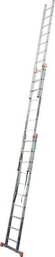 TRIBILO Three-Section Aluminium Ladder with Stair Function