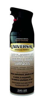 RUST OLEUM Универсална спрей боя, черна 400мл