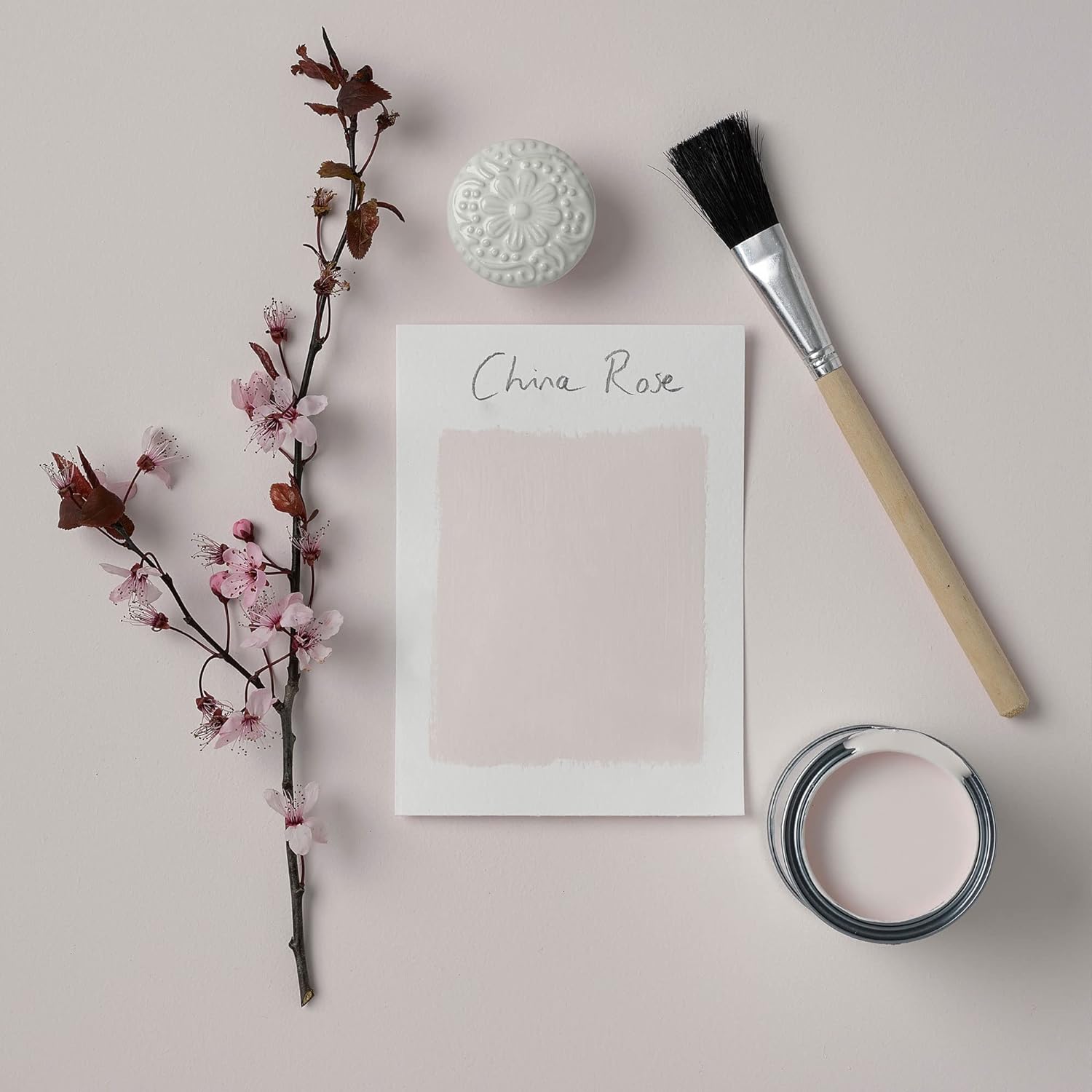 Rust Oleum Chalky Matt Furniture Paint/ China Rose 750ml