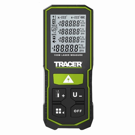 TRACER Лазерна ролетка 100 м (зелена)