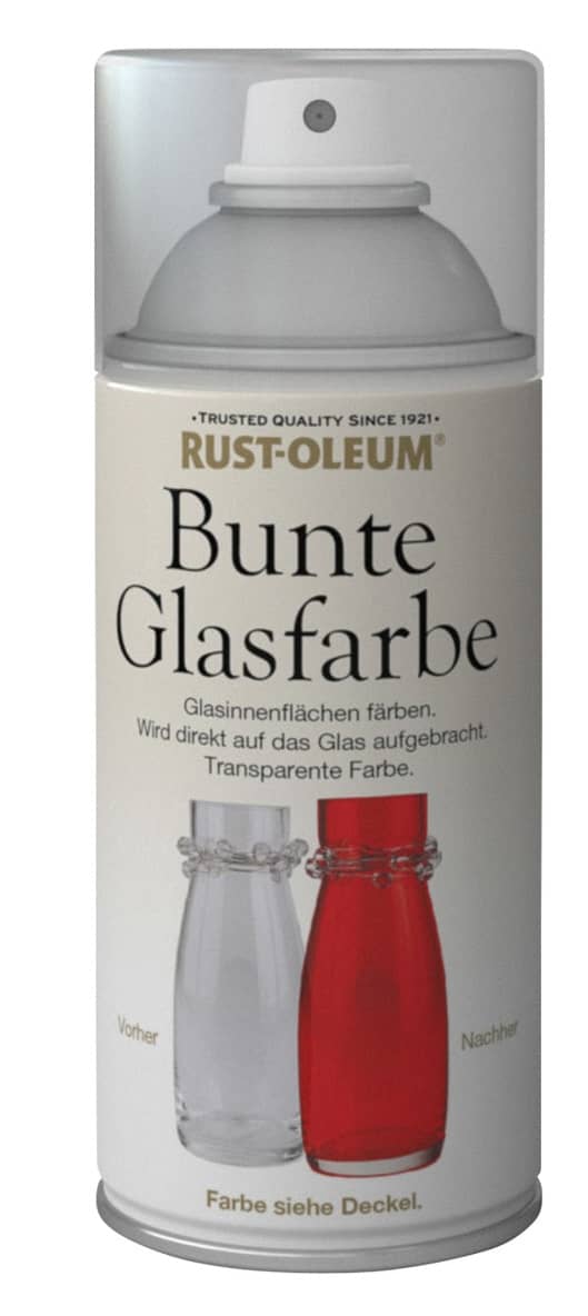 RUST OLEUM Спрей цветно стъкло, червен 150мл
