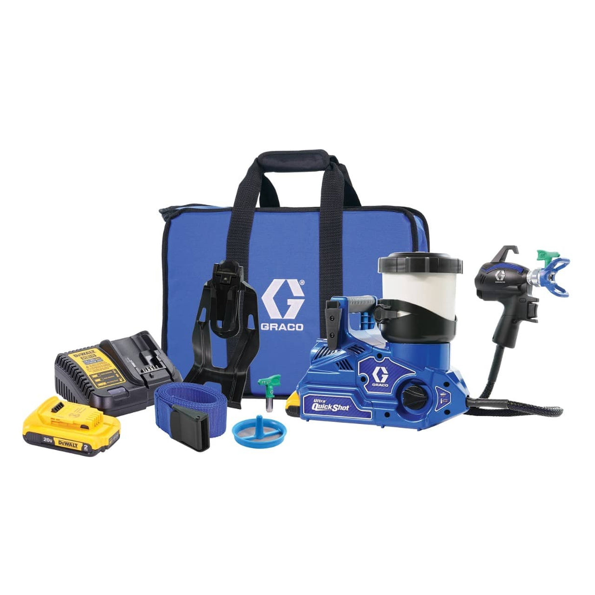 GRACO Акумулаторен бояджийски пистолет Ultra QuickShot, 230V