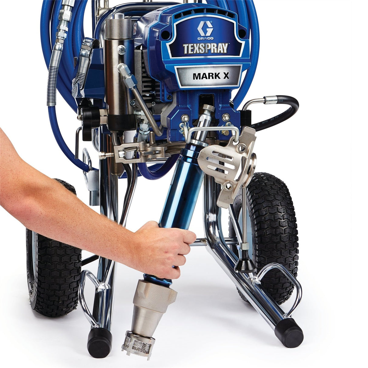 Машина за безвъздушно боядисване и шпакловане GRACO TexSpray Mark X Max II ProContractor