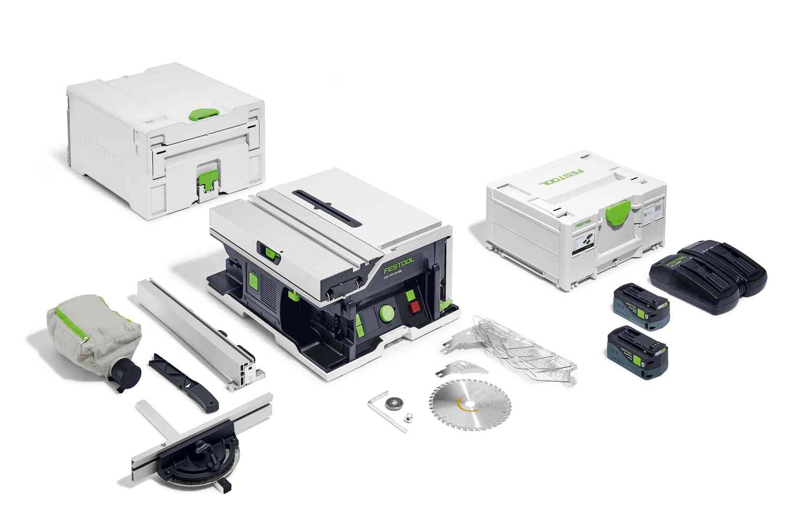 Festool Акумулаторен настолен циркуляр CSC SYS 50 EBI-Plus