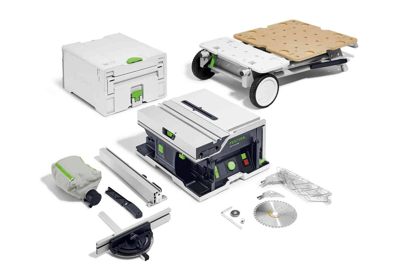 Festool Акумулаторен настолен циркуляр CSC SYS 50 EBI-Basic-Set