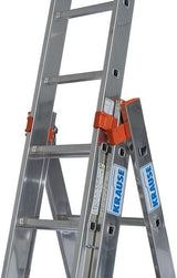 TRIBILO Three-Section Aluminium Ladder with Stair Function