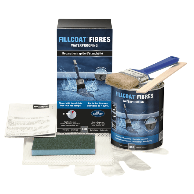 RUST OLEUM FILLCOAT Комплект за хидроизолация с фибри 1L