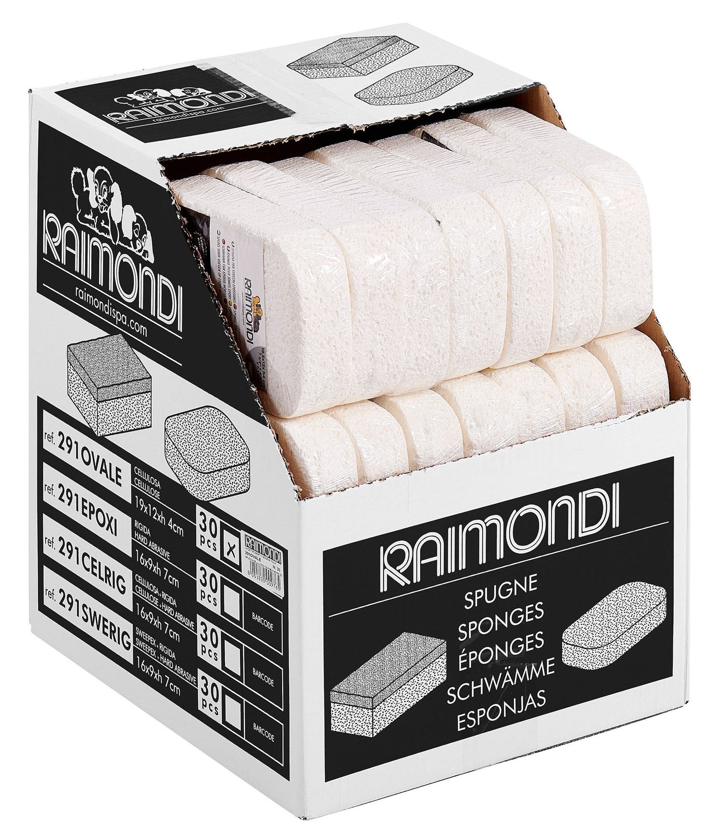Raimondi целулозна гъба 120×195×H40 мм (30