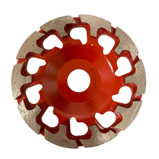 MANA Диск за бетон/Червен 130x10mm T seg